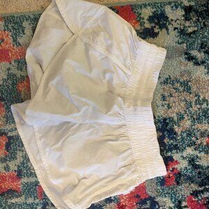 White Tracker Low-Rise Lined Short 4"